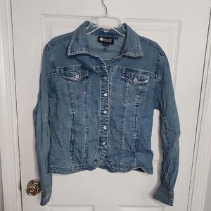Christine alexander jean rhinestone jacket